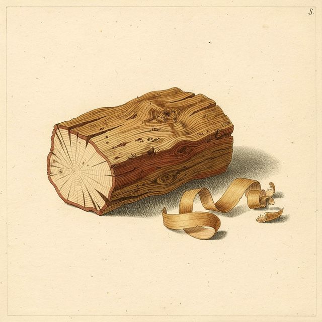 Sandalwood illustration